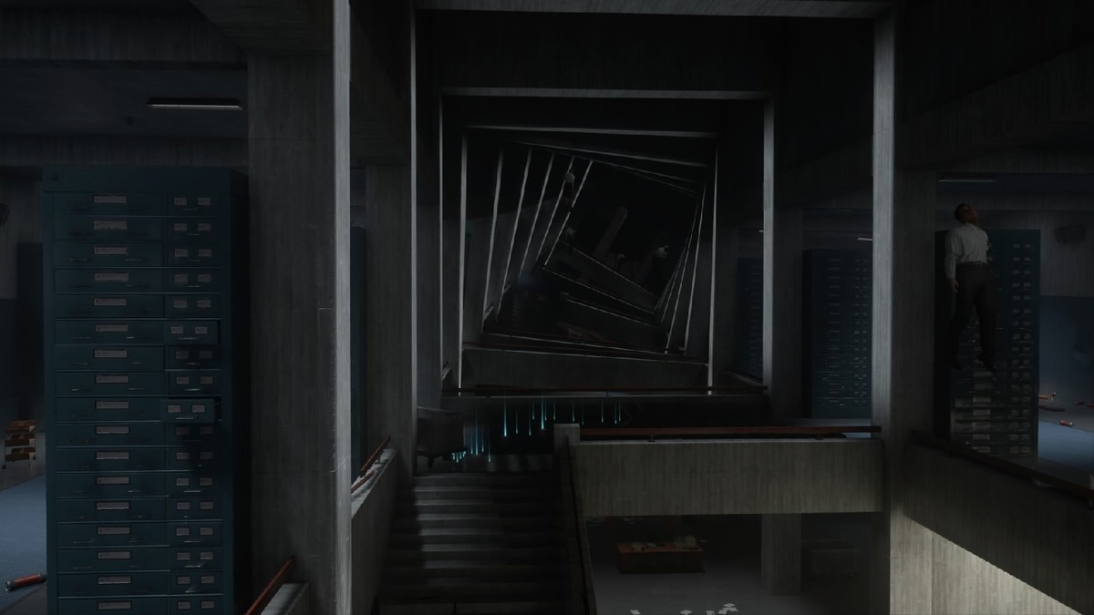 Кадр из игры Control