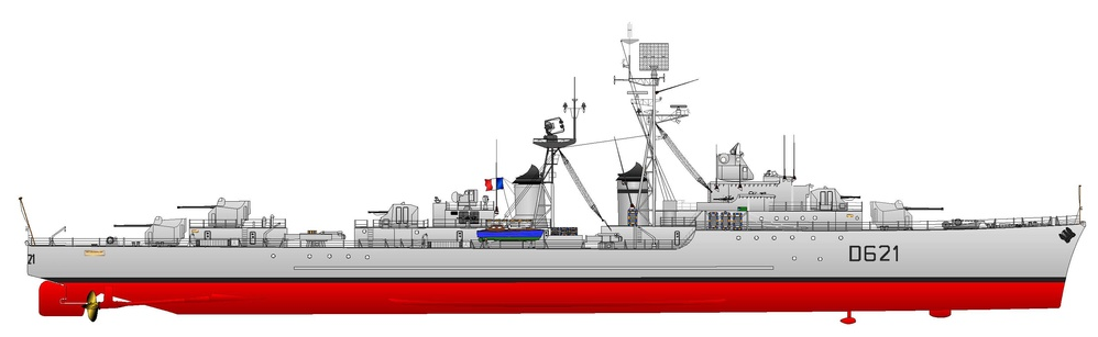 Эскадренный миноносец типа "Сюркуф", картинка из свободных