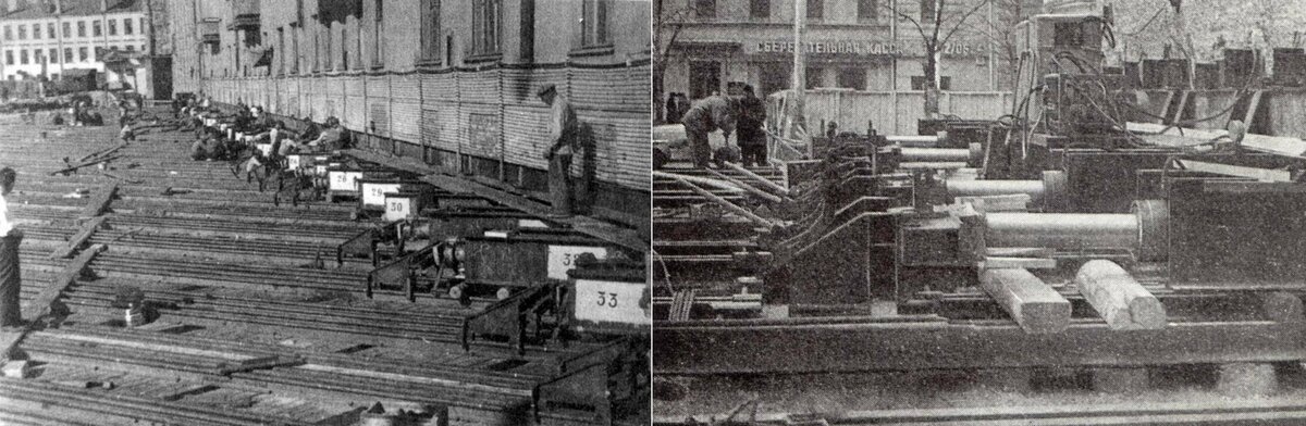 Лебёдки и домкраты которыми двигали здание. Фото взято с сайта Яндекс Картинки.