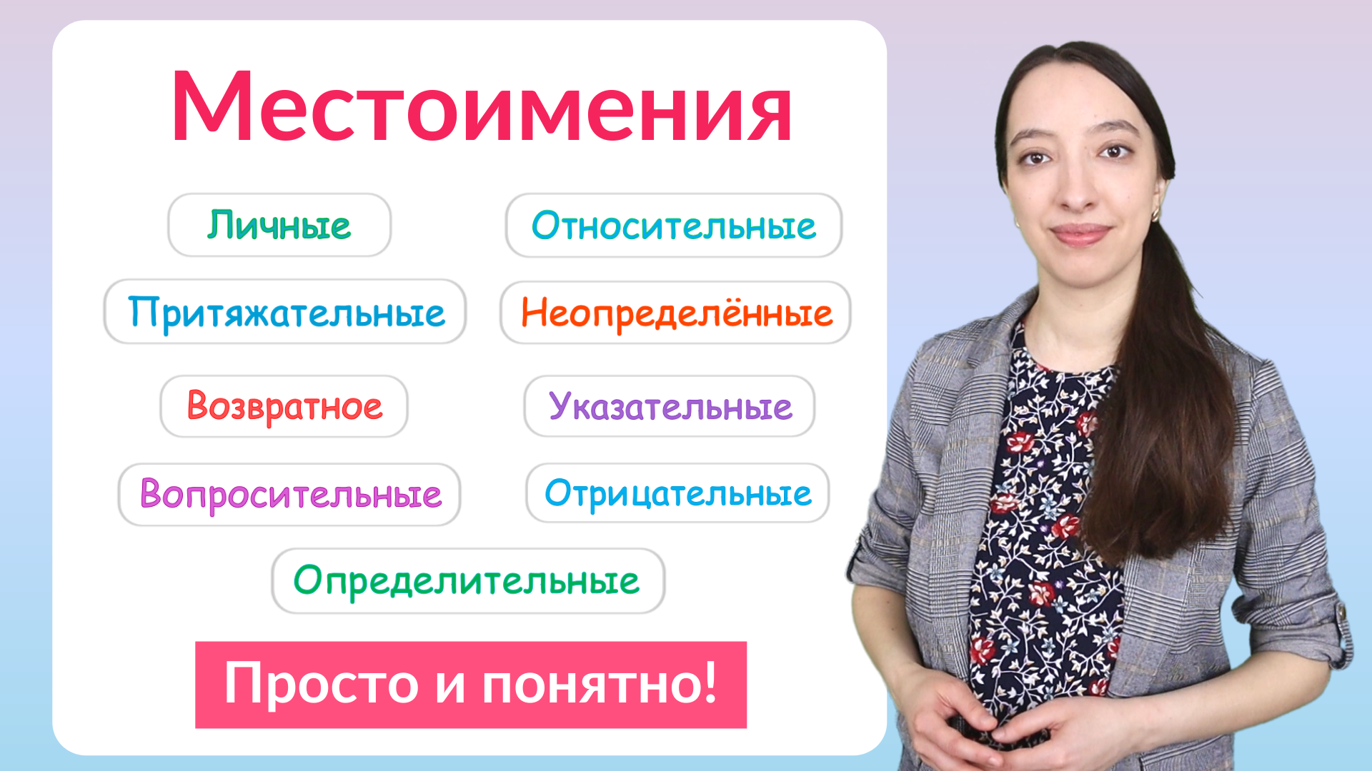 Местоимение в русском языке. Как определить местоимение?