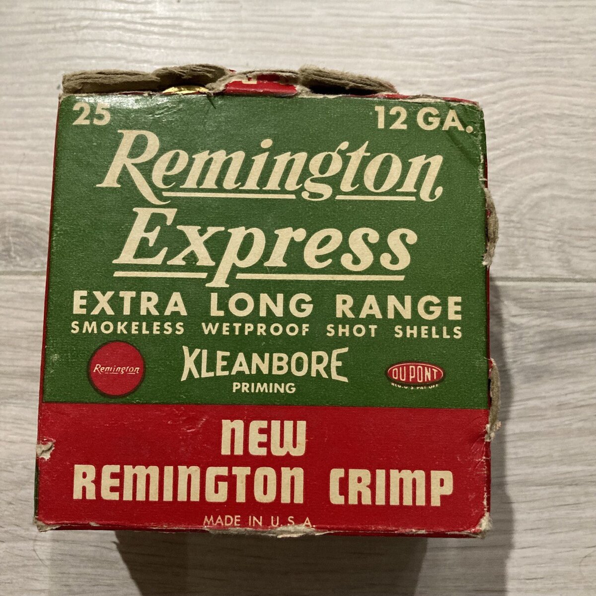 Вот такая пачка патронов Remington  в папковой гильзе попала в сегодняшний тест.


