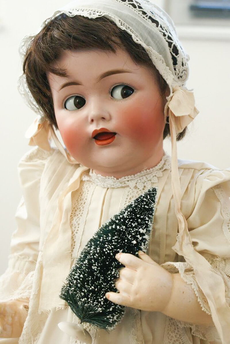 Фарфоровые куклы Пэт Макграт на показе Maison Margiela