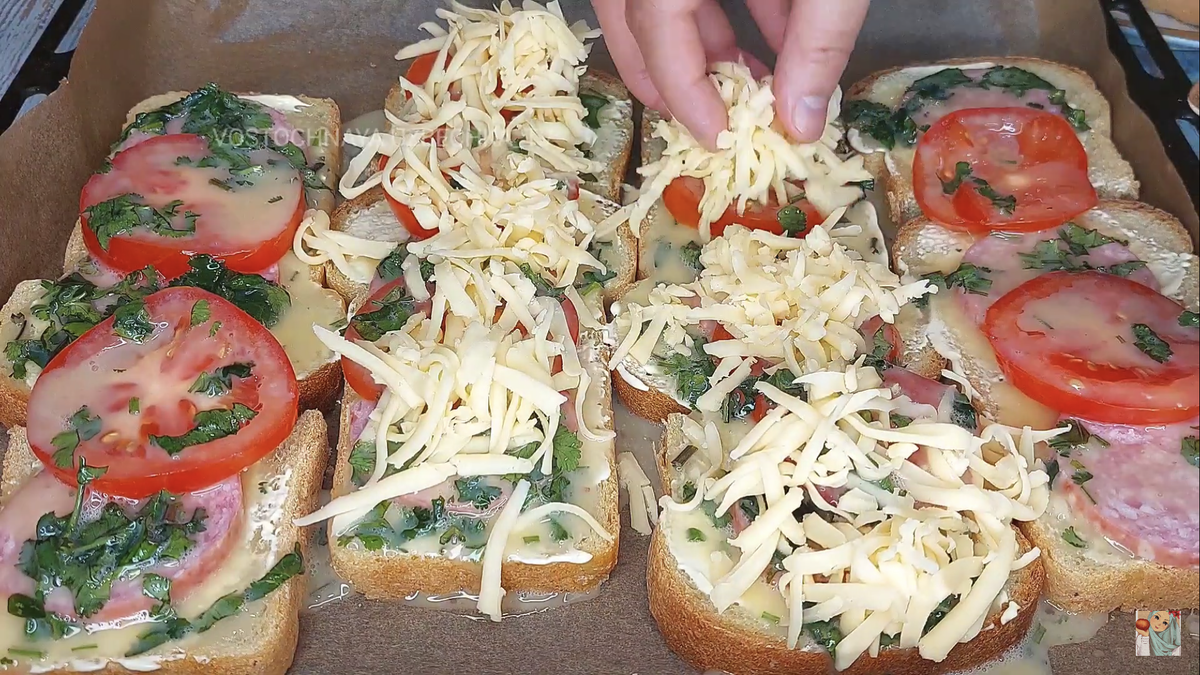 Горячие бутерброды с сыром и яйцом - кулинарный рецепт. Миллион Меню
