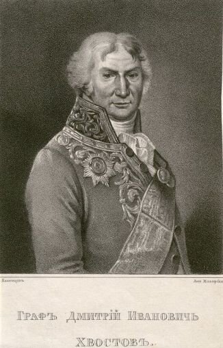 М.А. Кашенцев. Д.И. Хвостов. 1836