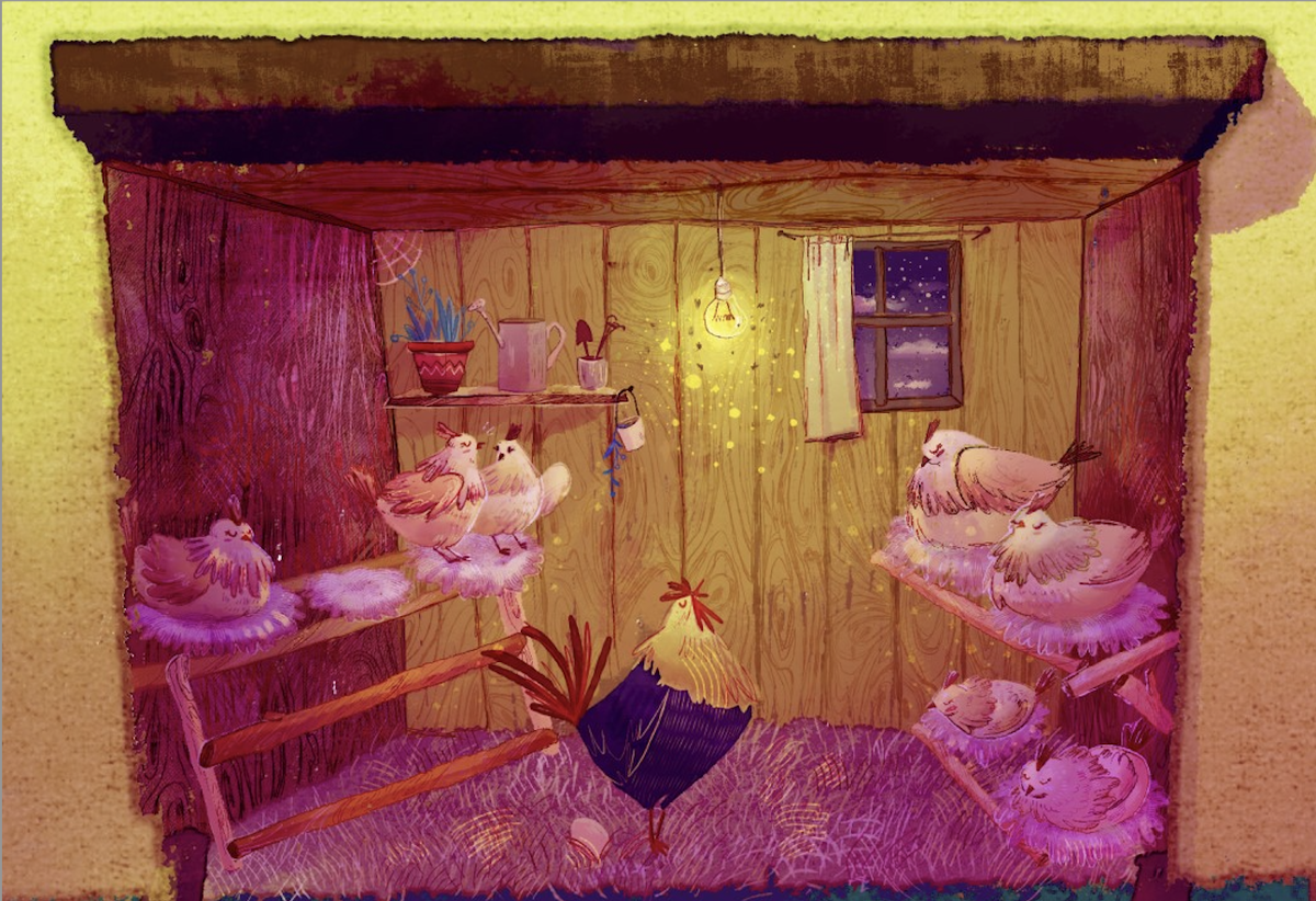 Это было тестовое задание, так 3.14 (число пи) нарисовала наша Анастасия - первый иллюстратор, которого мы взяли в эйдетик. 