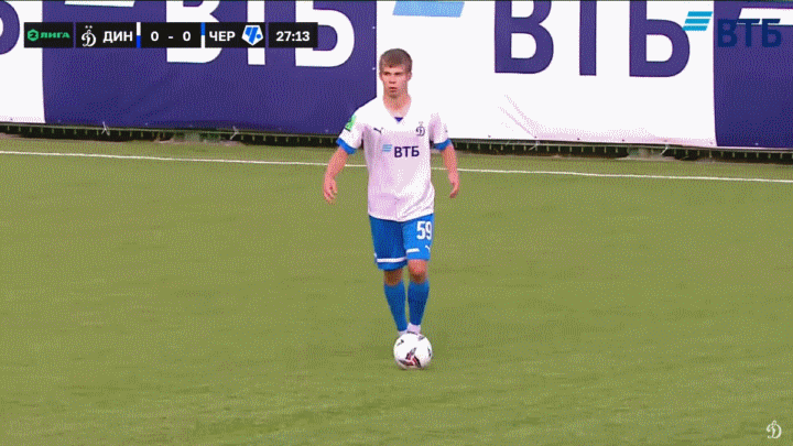 Эпизоды игры на данный момент последнего матча Динамо-2