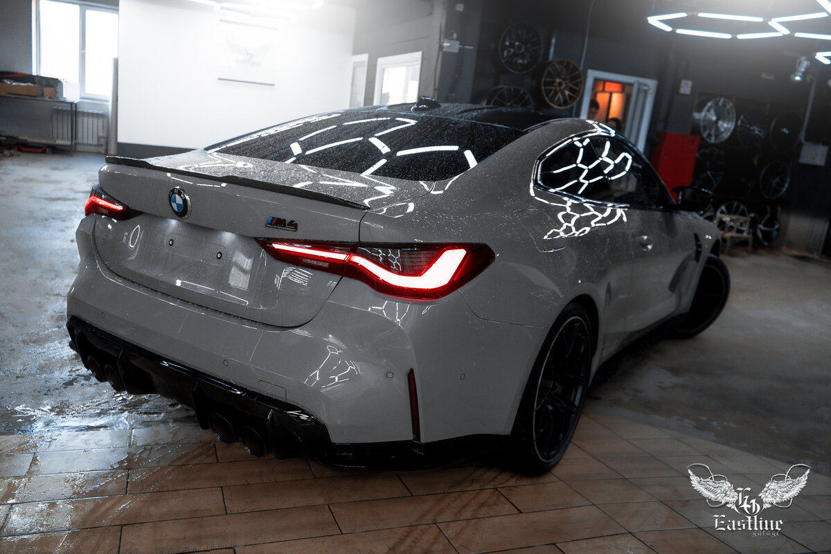 Закатали BMW M4 в прочнейший полиуретан в тюнинг-ателье Eastline Garage |  Тюнинг ателье Eastline garage | Дзен