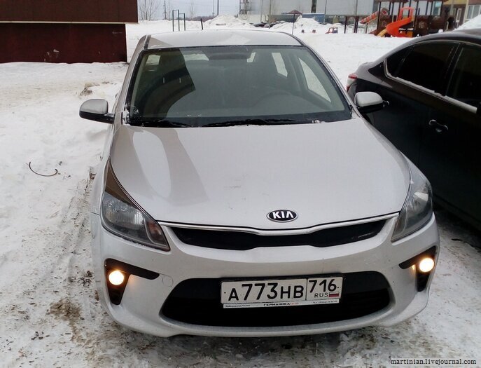 KIA Rio - самый популярный автомобиль в нашей стране (по итогам января 2021 г.)