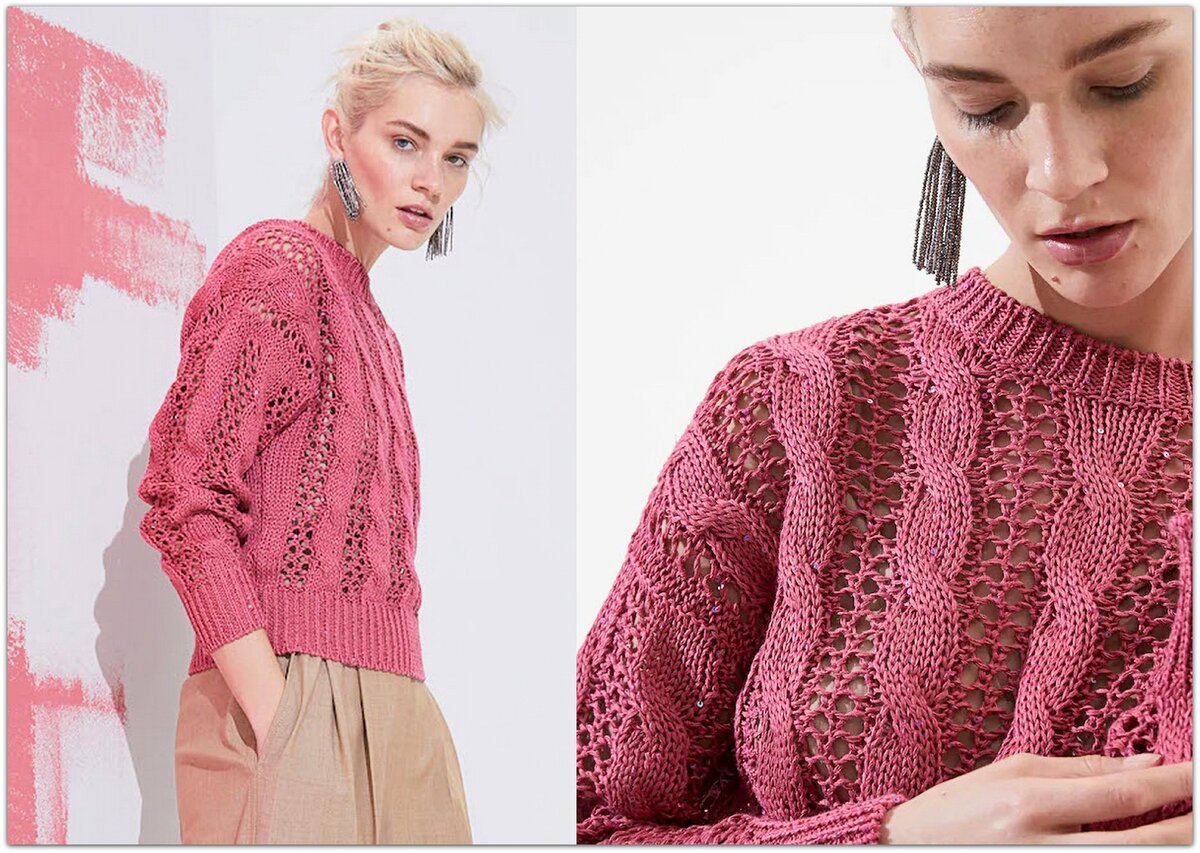  Джемпер Dazzling Cables & Net