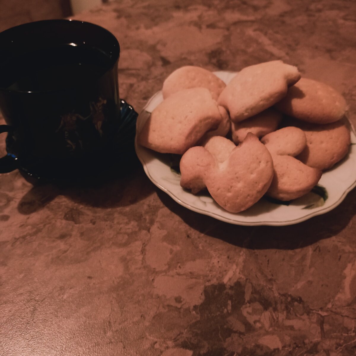 Песочное печенье к чаю