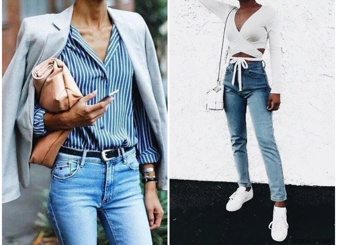 Варианты модных джинс по типу фигуры