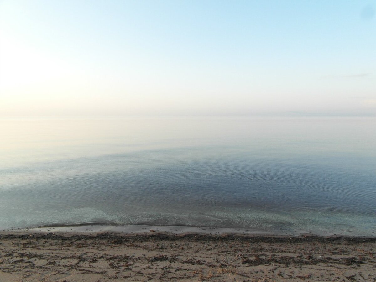 Белое море после заката