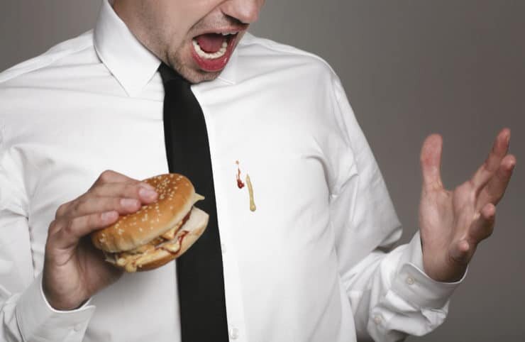 Как вывести пятна от жира