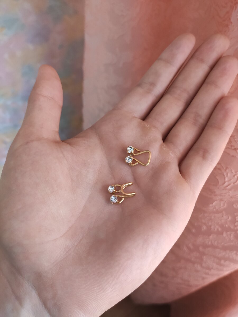 Золотые серьги