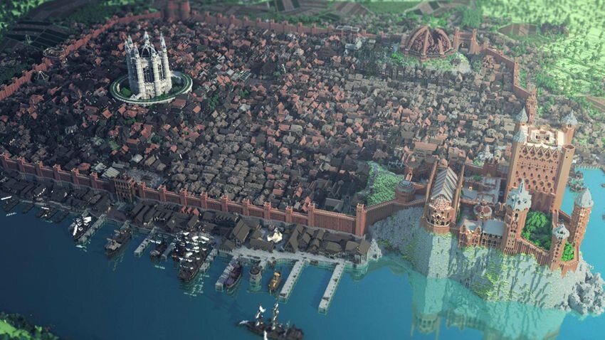 Королевская гавань из Игры Престолов.