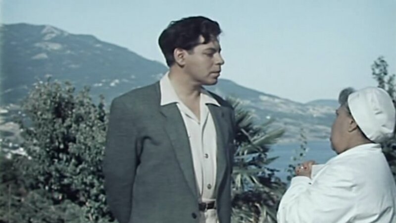 Кадр из фильма "Мы с вами где-то встречались"  1954 год. Евпатория, Ливадия, Крым.  