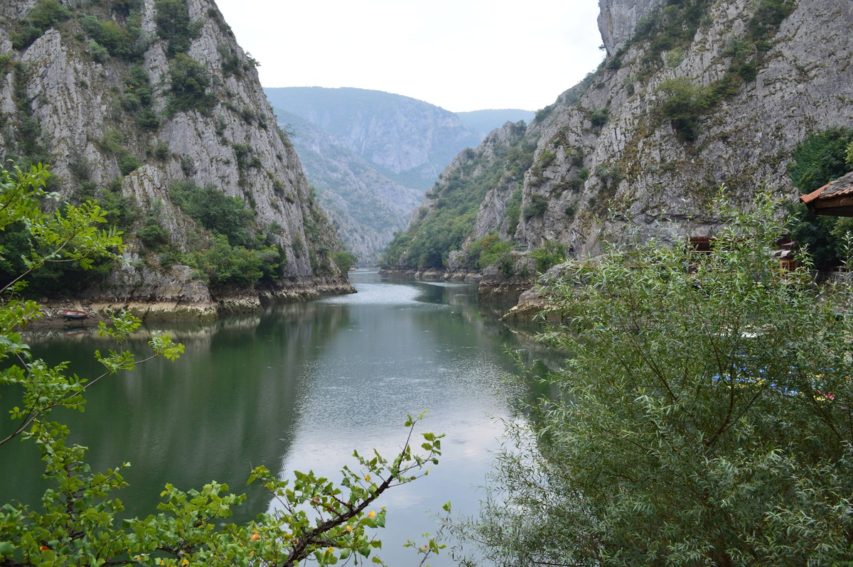 Каньон матка неподалёку от города Скопье