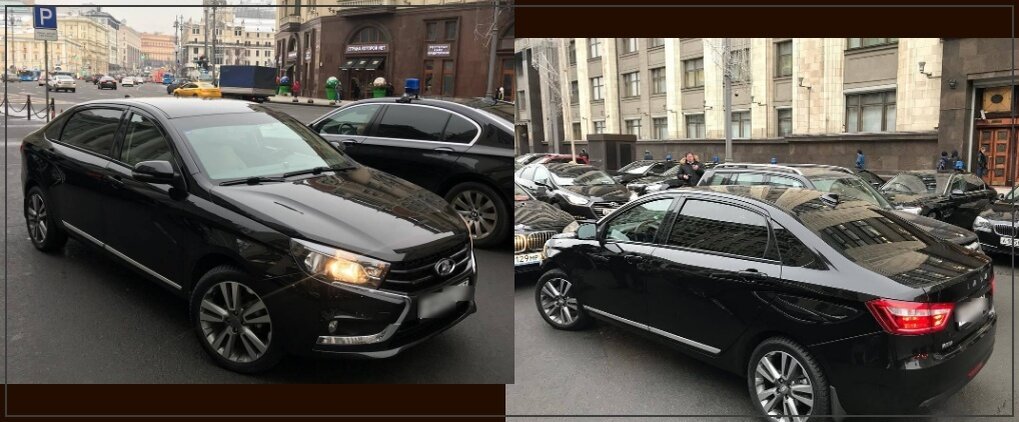 Чиновничья Лада Веста Signature
Фото: инстаграм Дегтярева, сам коллаж составлен автором статьи