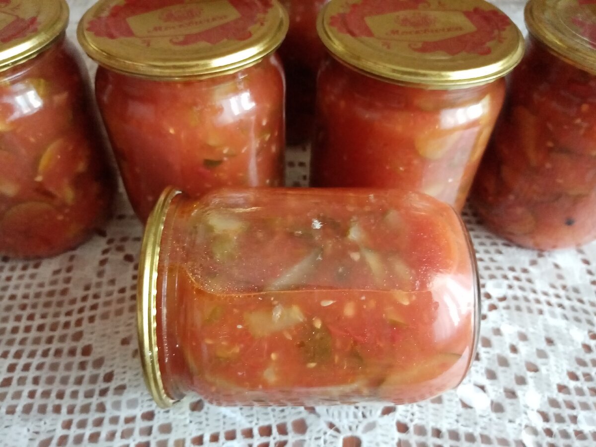 Лечо из огурцов на зиму.