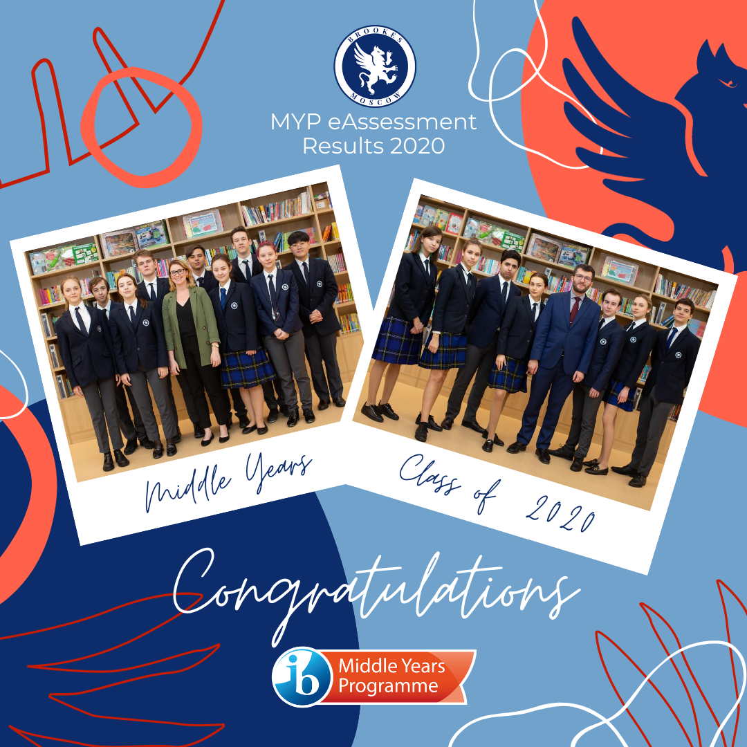 MYP eAssessment Results 2020 in Brookes Moscow, Russia