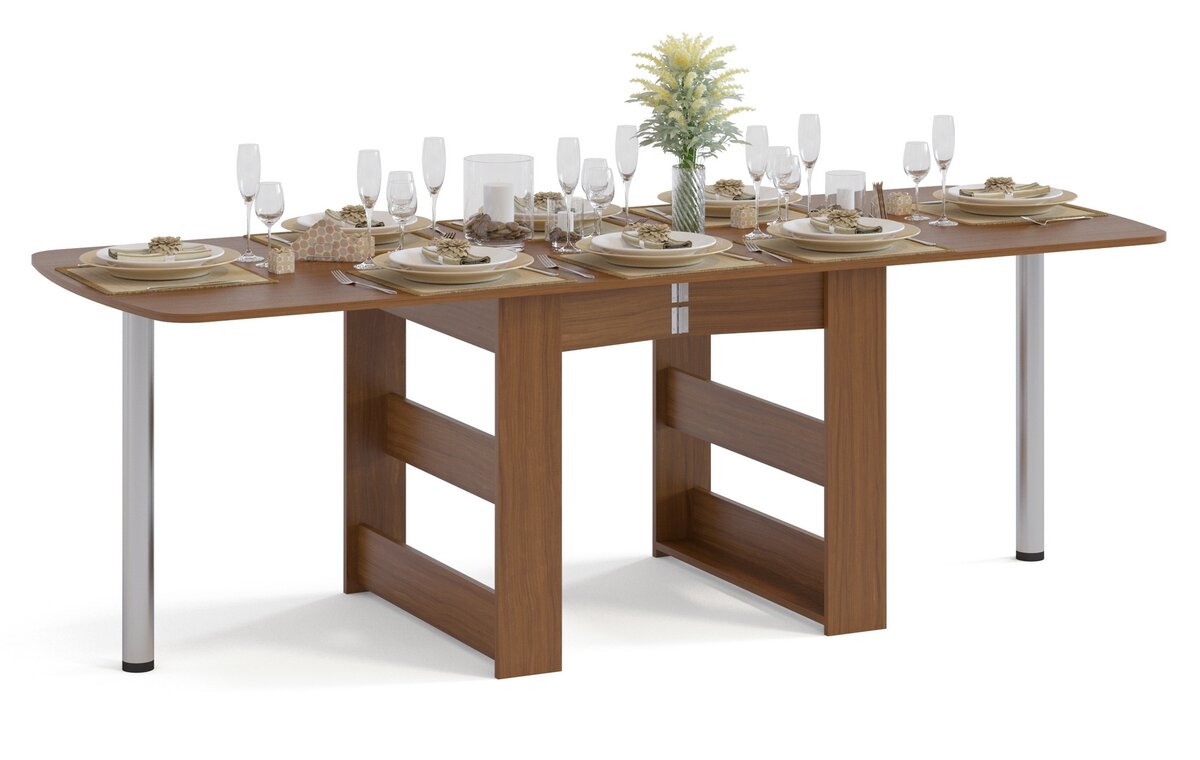 Трансформирующаяся мебель – это отличное интерьерное решение для кухни