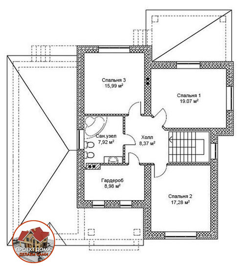 Кирпичный дом с гаражом, кабинетом, 3 -мя спальнями и всем неоходимым, общей площадью 205 м² ??