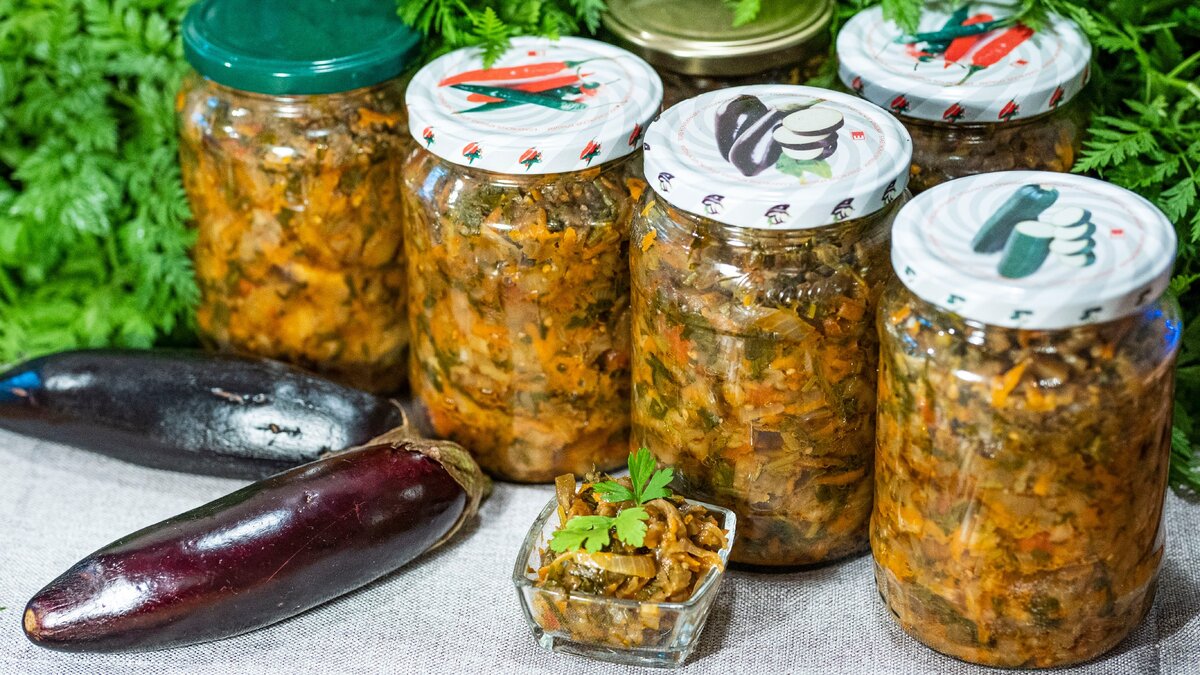 Икра на долгую зиму, жареная порционными кусочками – настоящая, вкусная, баклажанная!