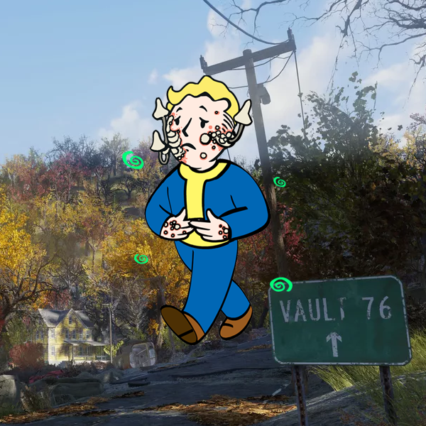 Против бедного выходца из 76 Убежища в игре аж целых 22 болезни