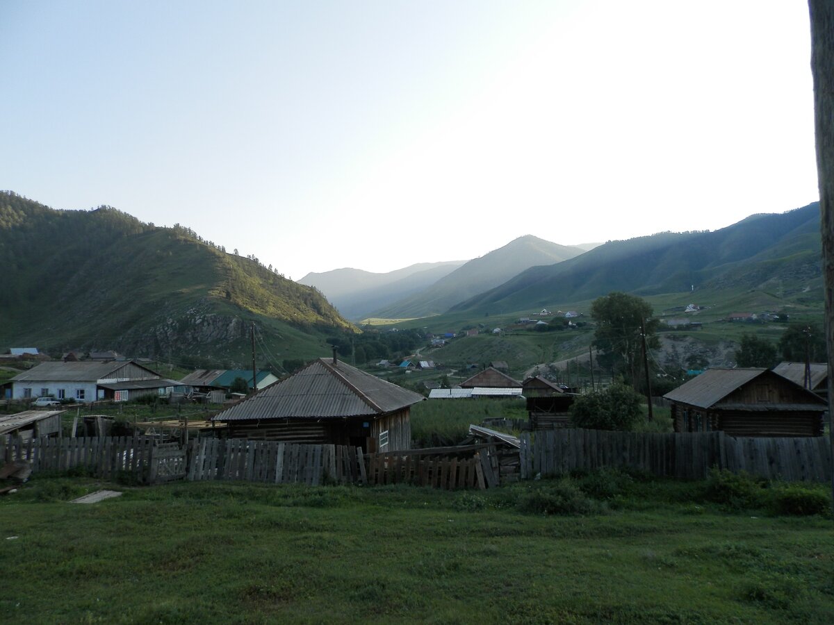 Село Купчегень горный Алтай