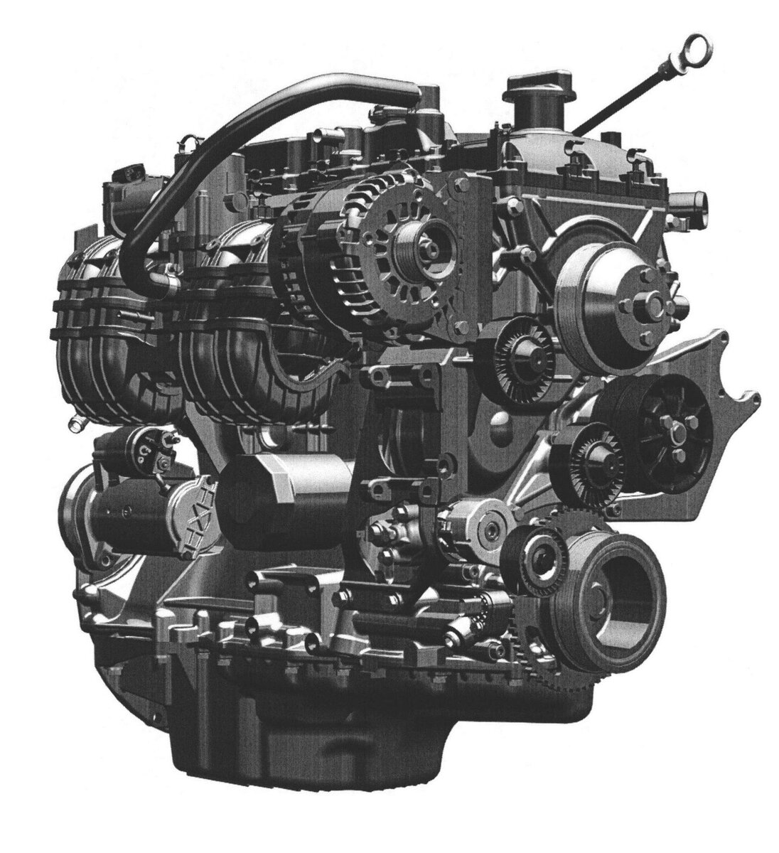Перспективный атмосферный мотор ЗМЗ-25002.10 (2,5 л, 145 л.с.)