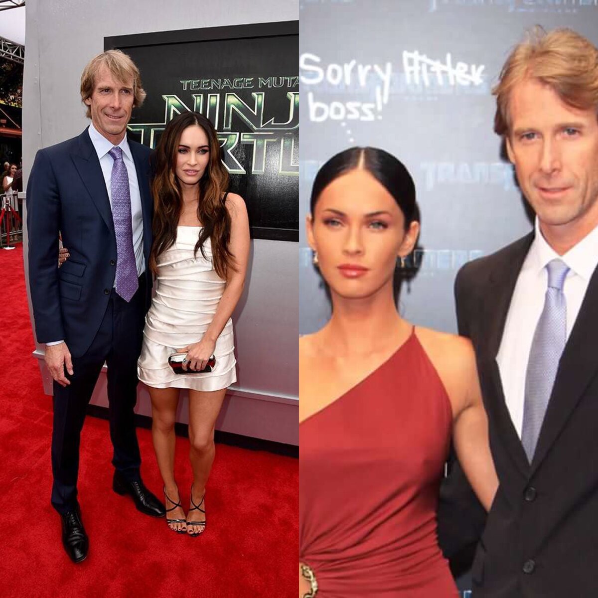 Майкл Бей и Меган Фокс