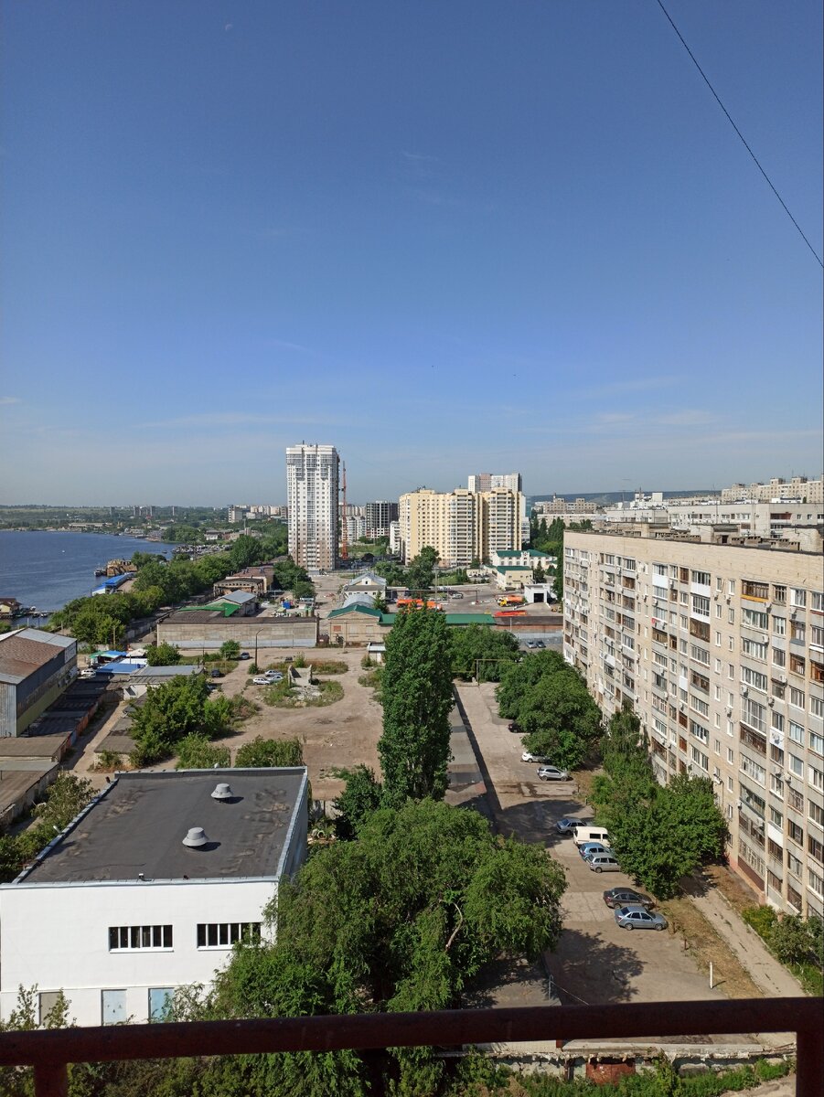 Даже обычный вид с крыши завораживает