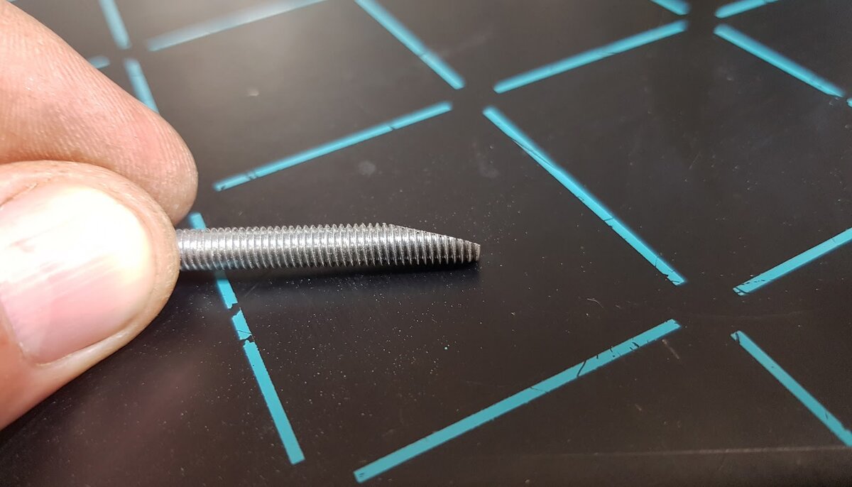 спиливаем болт под острым углом