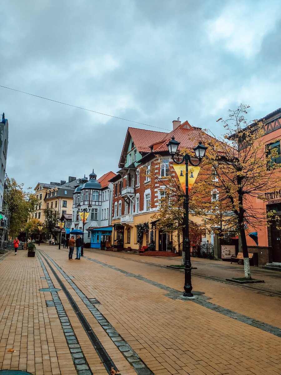 Курортный бульвар в Зеленоградске