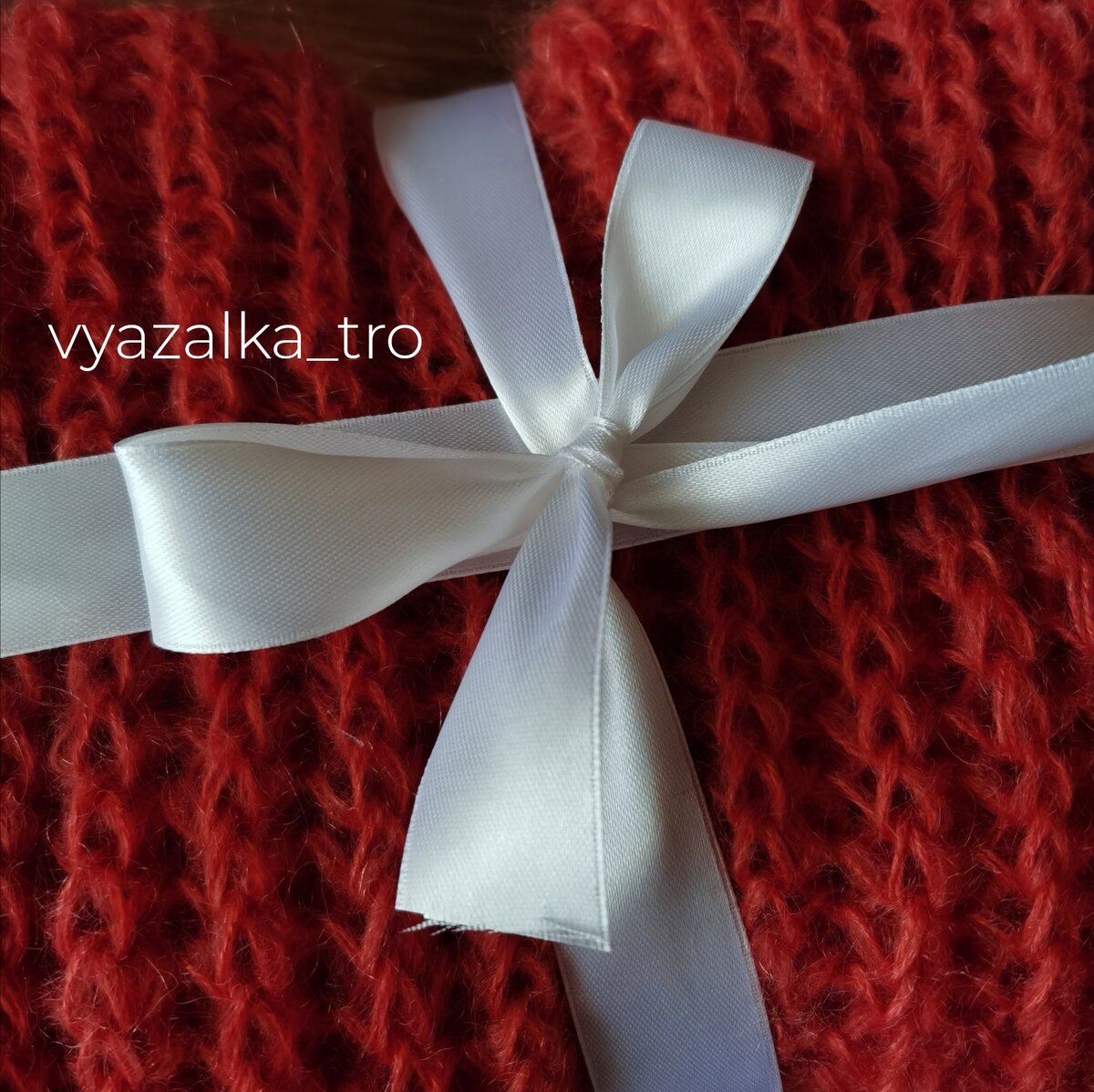 Шарф из мохера на заказ 