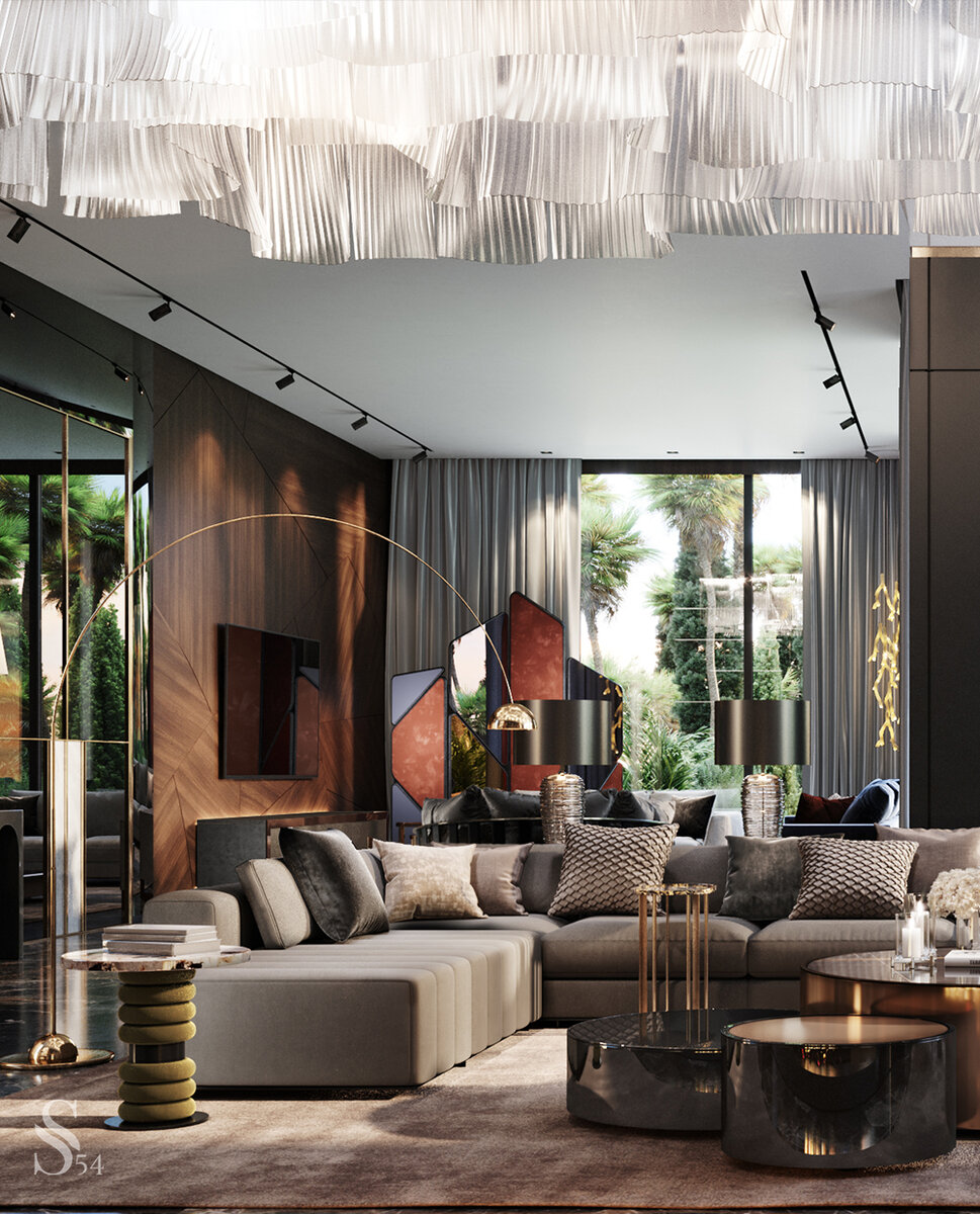 Гостиная в проекте в Пакистане