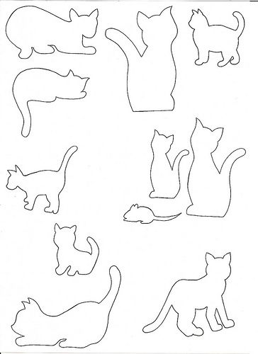 Коты, кошки, котята - вся эта красота может поселиться в виде рисунка или  аппликации на Вашей сумке! Идеи и шаблоны! | Юлия Жданова | Дзен