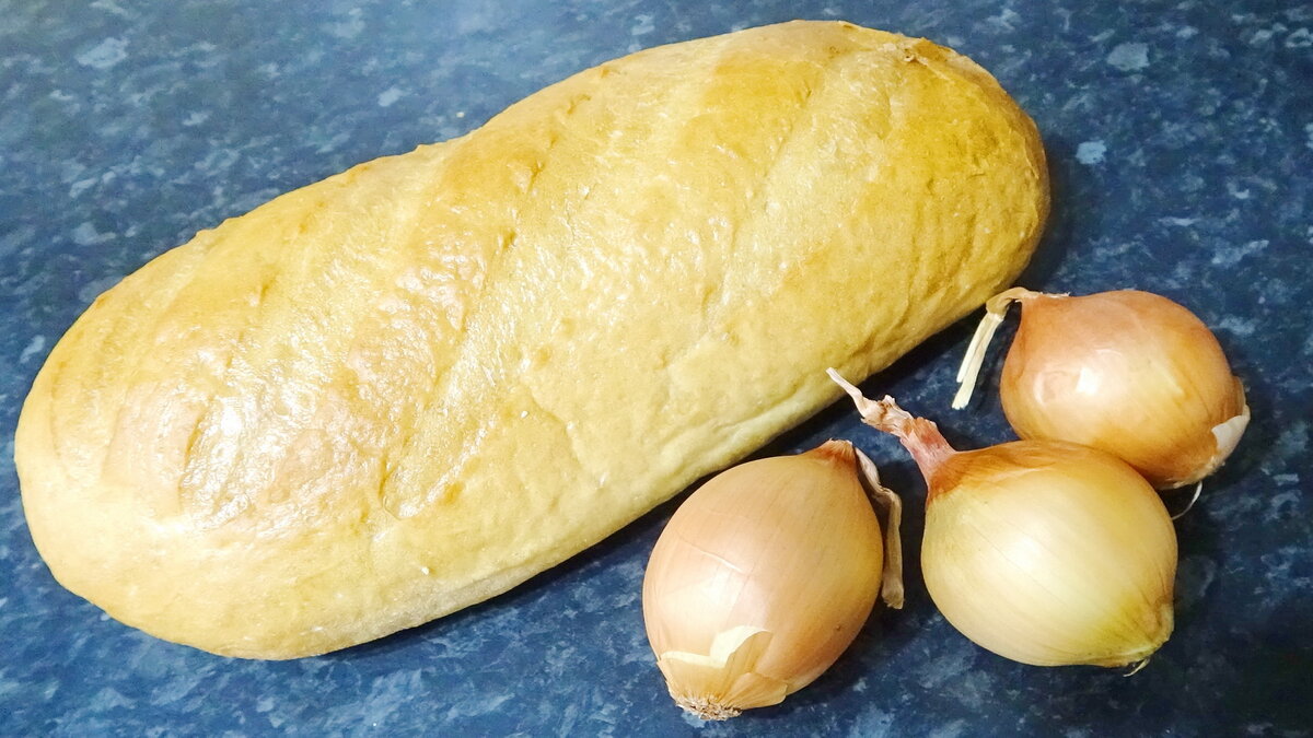 Гренки луковые