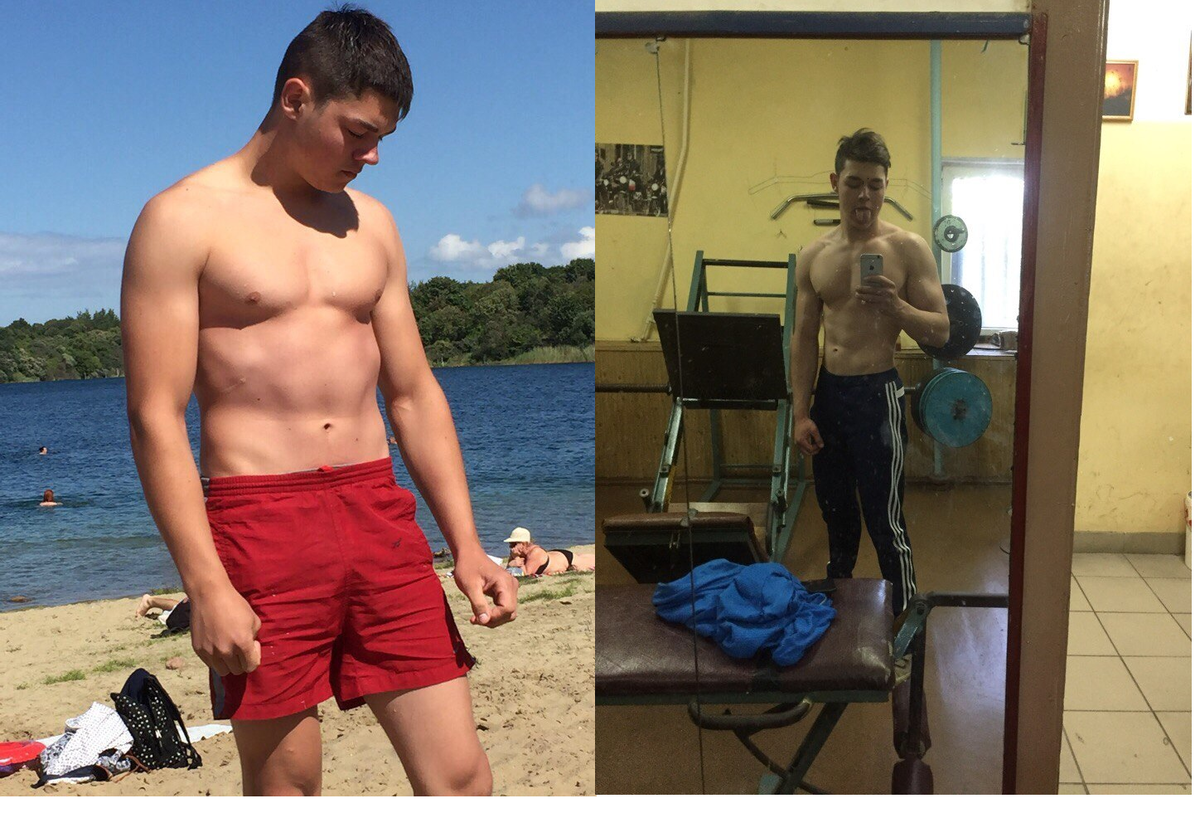 Один из моих учеников, стаж тренировок: 14 месяцев