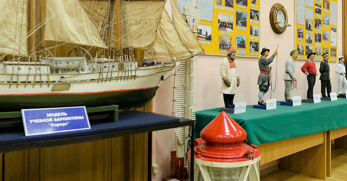 Экспозиция  Музея морского флота и академии. Фото gumrf.ru