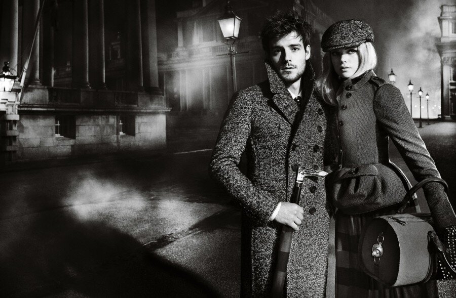 Модели рекламной кампании Burberry 2013 г. Очень похожи на героев моей книги:)
