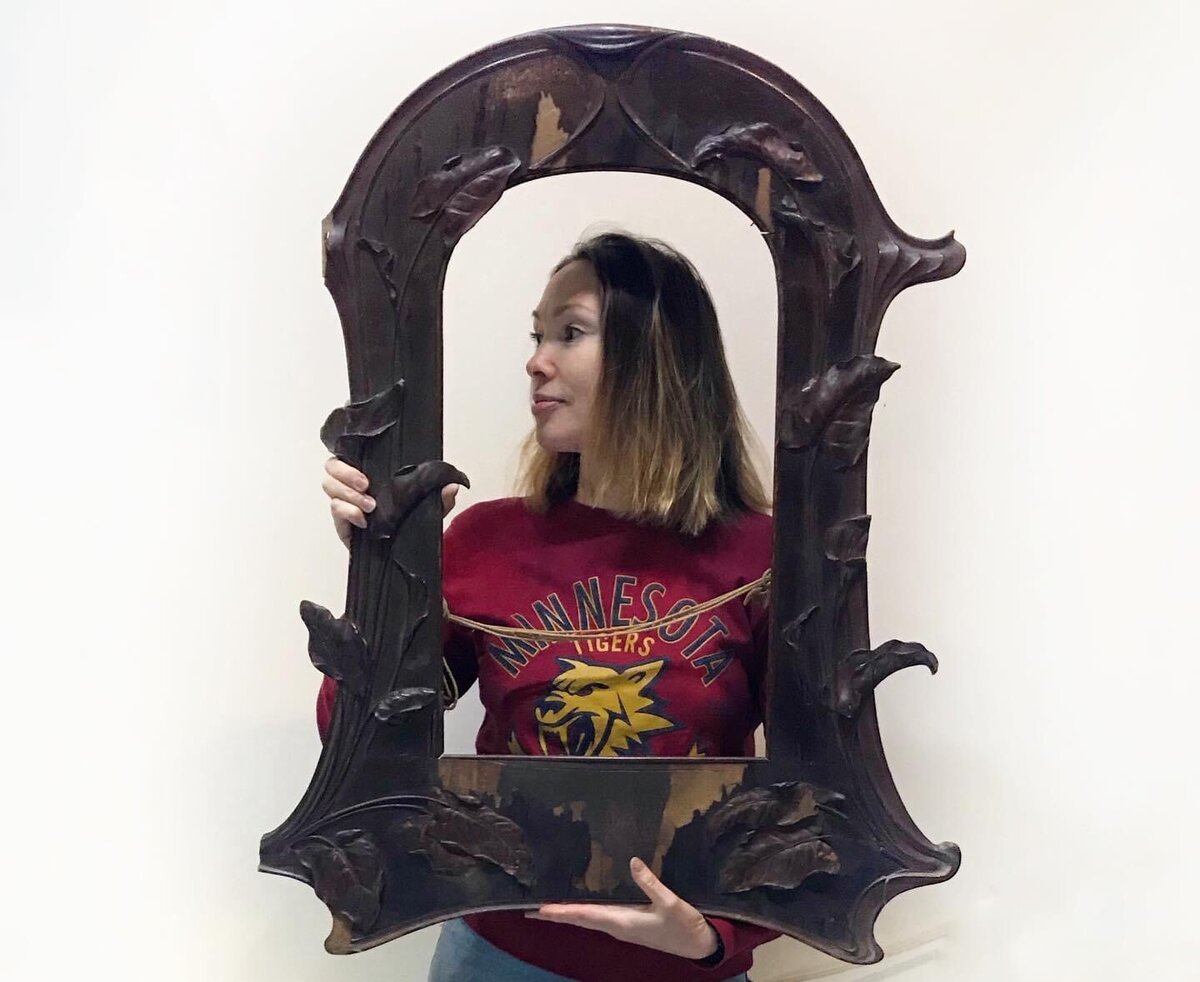 Рама в стиле Art-nouveau, конец 19-начало 20 века