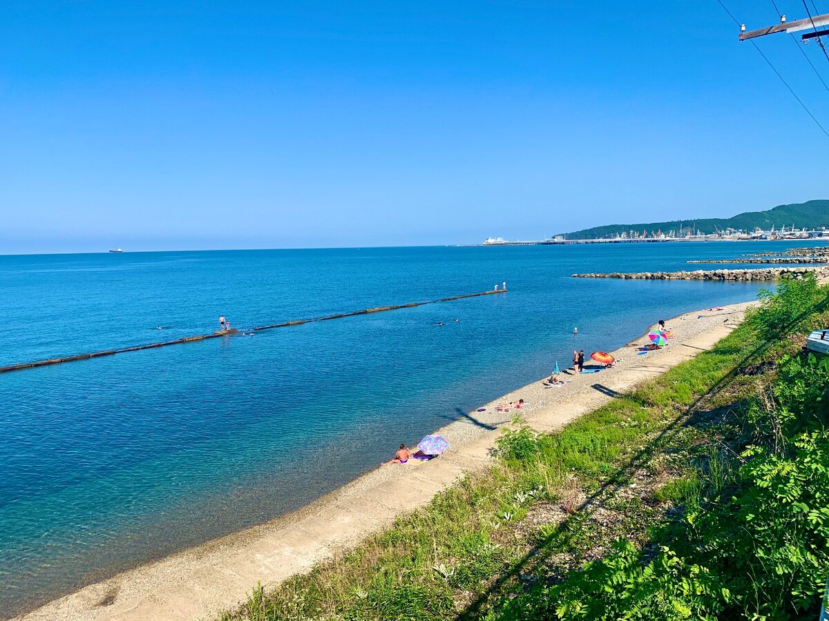 туапсе пляж весна