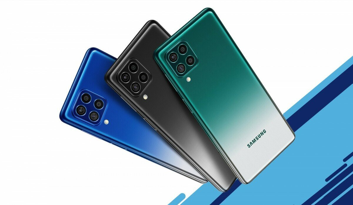Дизайн Samsung Galaxy F62 сзади