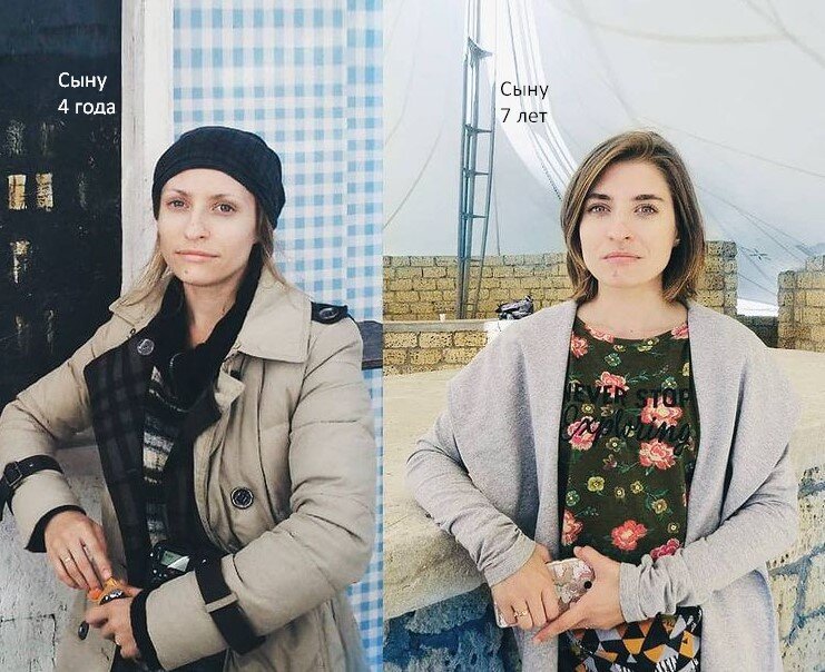 Слева октябрь 2015, справа - октябрь 2018.