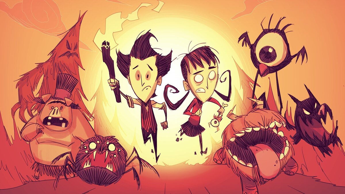 Арт по игре "Don't Starve". Источник: https://gamecaste.ru