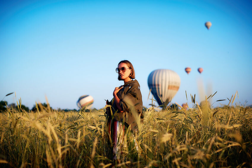 НАТАЛЬЯ ДАВЫДОВА ПОСЛЕ ВОЗДУШНОГО ЗАПЛЫВА В КАППАДОКИИ.