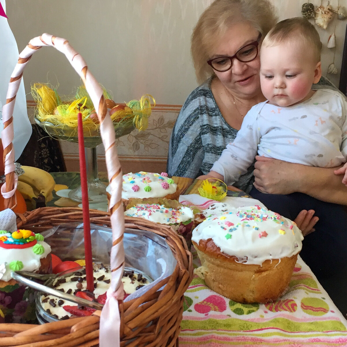 Сразу видно, кто больше всего любит бабушкины куличики)