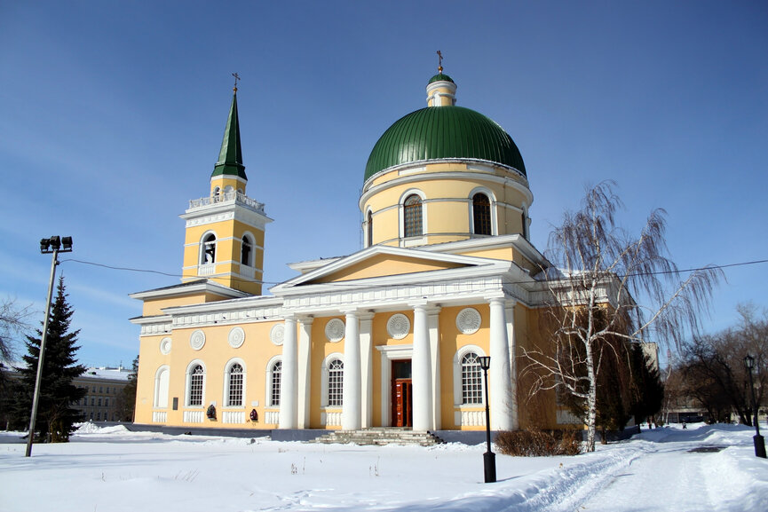 Свято Никольский казачий собор Омск