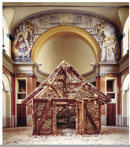 Произведение: "Альпийское шале из хлебных буханок"